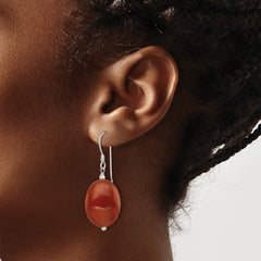 Sterling Silver Carnelian Earrings