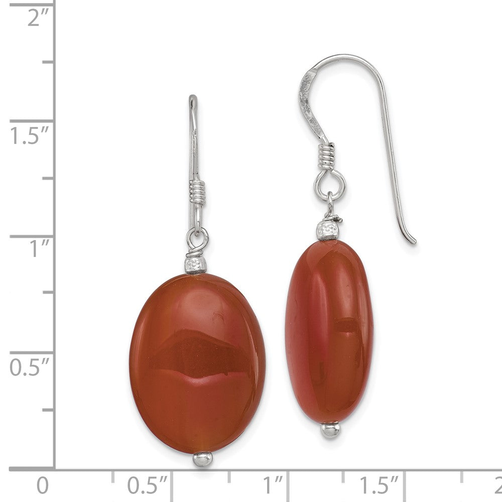 Sterling Silver Carnelian Earrings