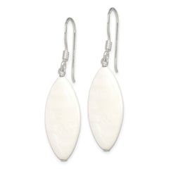 Sterling Silver White Mother of Pearl Earrings