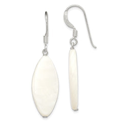 Sterling Silver White Mother of Pearl Earrings