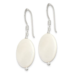 Sterling Silver White Mother of Pearl Earrings