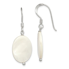 Sterling Silver White Mother of Pearl Earrings