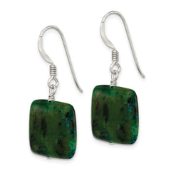 Sterling Silver Chrysocolla Earrings