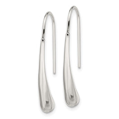 Sterling Silver Teardrop Wire Earrings
