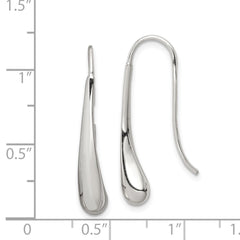 Sterling Silver Teardrop Wire Earrings