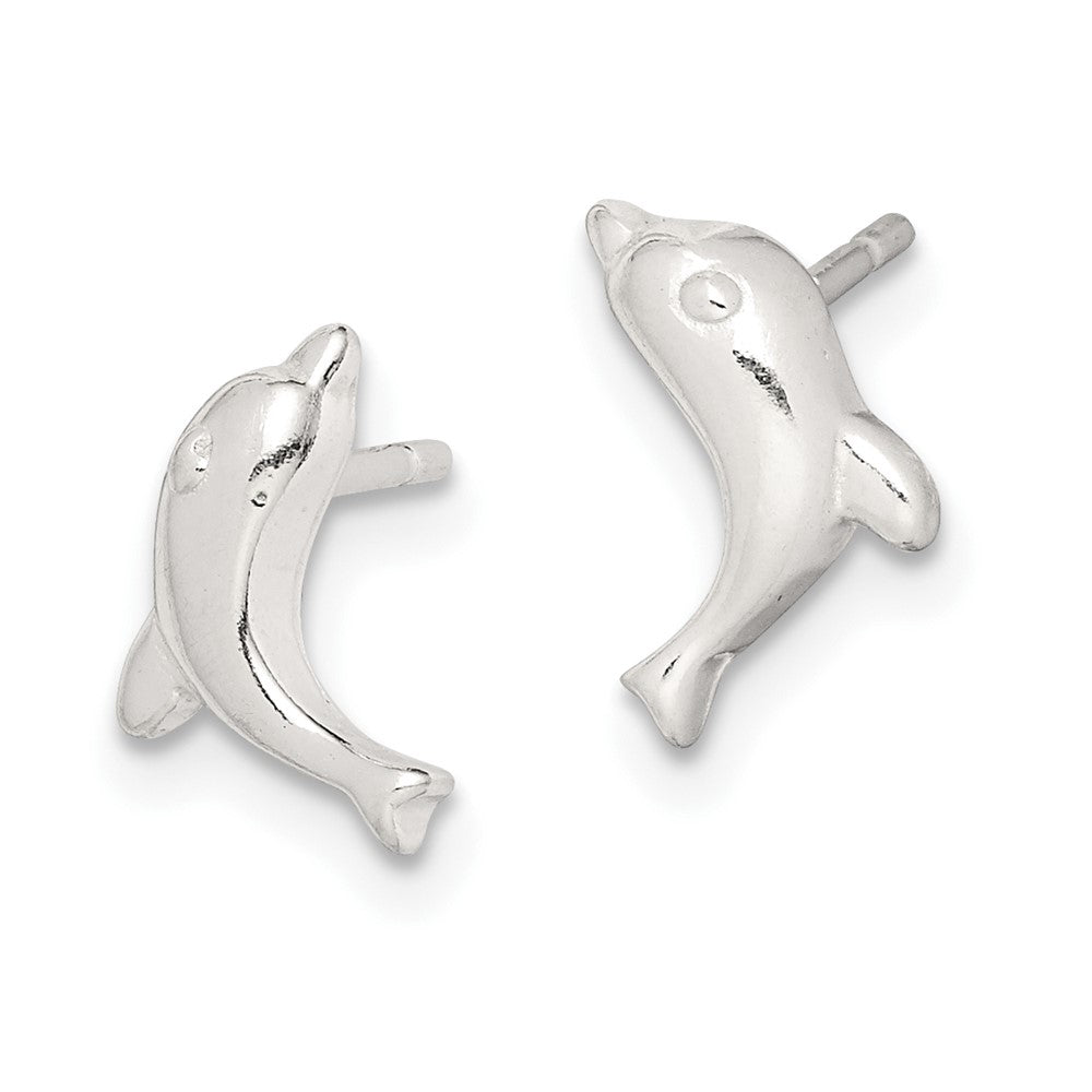 Sterling Silver Dolphin Earrings