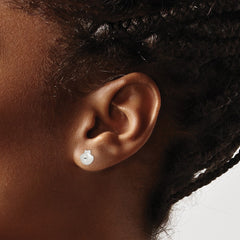 Sterling Silver Shell Mini Earrings