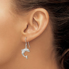 Sterling Silver Dolphin Earrings