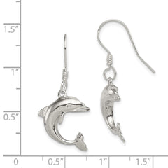 Sterling Silver Dolphin Earrings