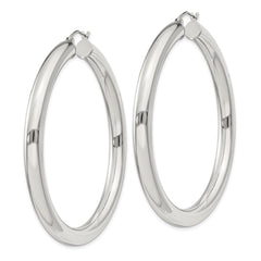 Sterling Silver 5mm Round Hoop Earrings