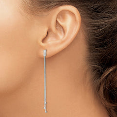 Sterling Silver Wind Chime Dangle Post Earrings
