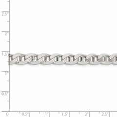 Sterling Silver 7.4mm Flat Anchor Chain