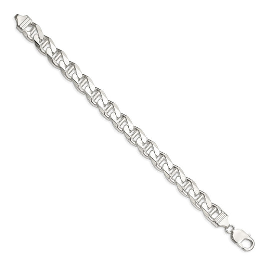 Sterling Silver 10.5mm Flat Anchor Chain