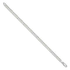 Sterling Silver 4.5mm Beveled Curb Chain