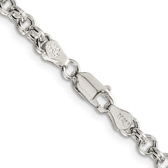 Sterling Silver 4.25mm Rolo Chain