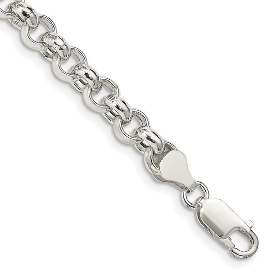 Sterling Silver 6.5mm Rolo Chain