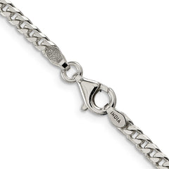 Sterling Silver Polished 3.15mm Curb Chain