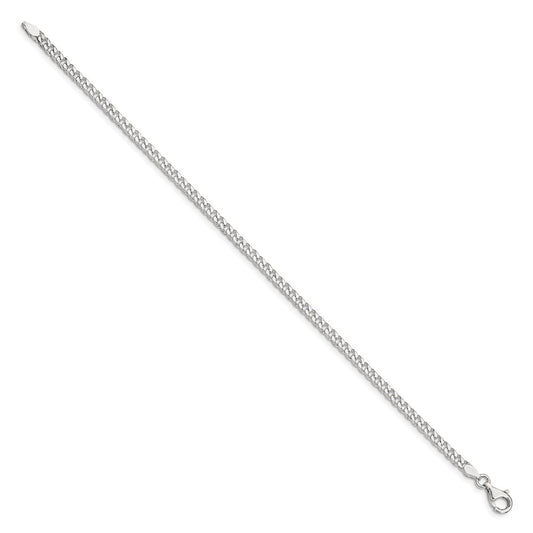 Sterling Silver Polished 3.15mm Curb Chain