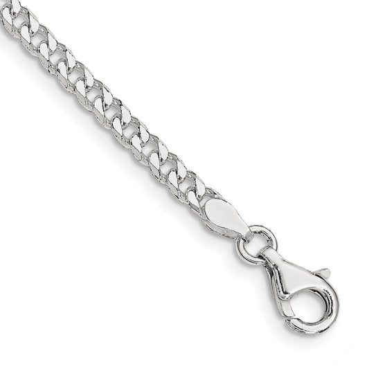 Sterling Silver Polished 3.15mm Curb Chain