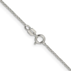 Sterling Silver 1.1mm Rolo Chain