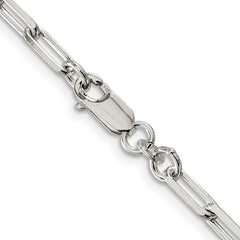 Sterling Silber 4,25 mm Fancy Link Kette