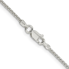 Sterling Silver 1.60mm Corona Chain