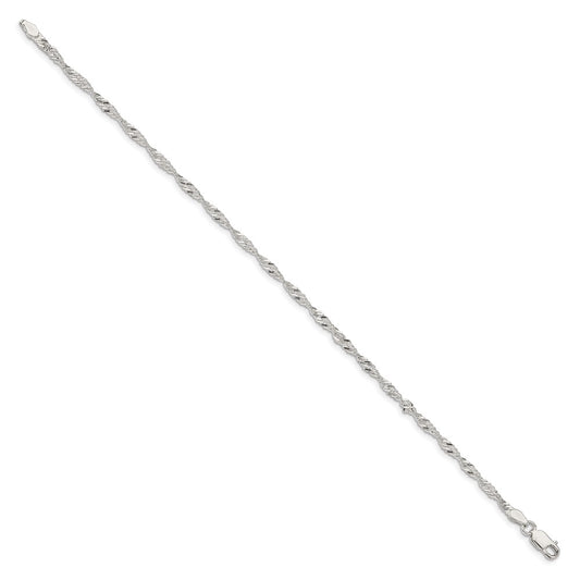 Sterling Silver 2.25mm Singapore Chain