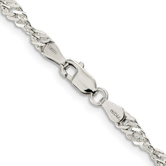 Sterling Silver 3.50mm Singapore Chain