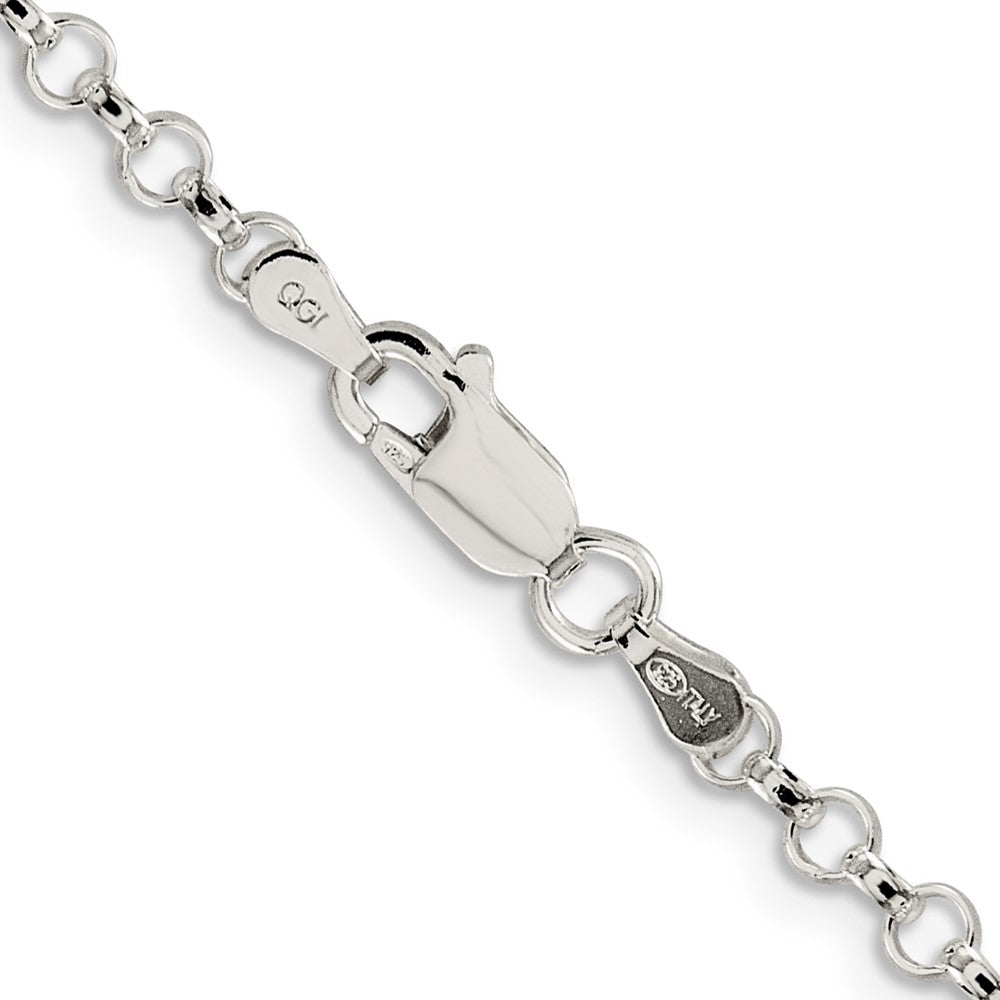 Sterling Silver 3.0mm Rolo Light Chain