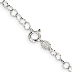 Ausgefallene Kette aus Sterlingsilber, 3,5 mm