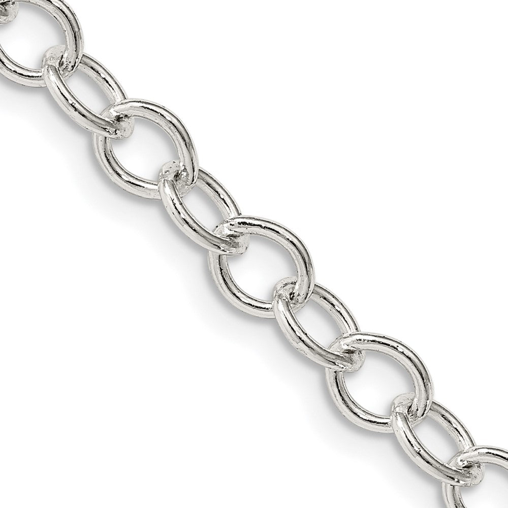 Sterling Silver 5.3mm Oval Cable Chain