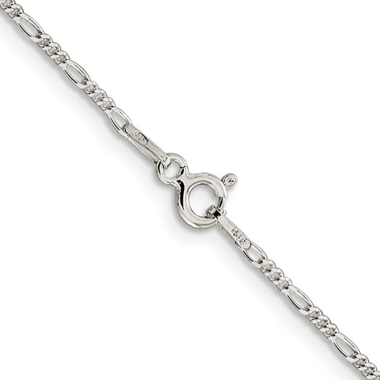 Sterling Silver 1.5mm Figaro Chain