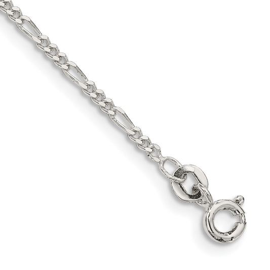 Sterling Silver 1.75mm Figaro Chain