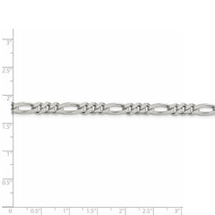 Sterling Silver 5.25mm Figaro Chain