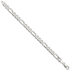 Sterling Silver 7.75mm Figaro Chain