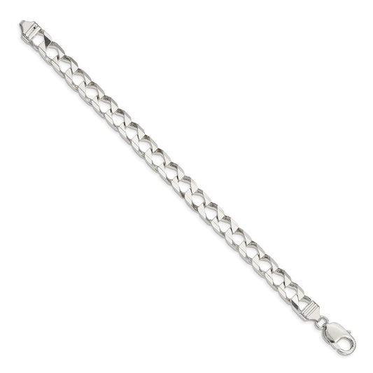 Sterling Silver 6.75mm Polished Open Curb Chain