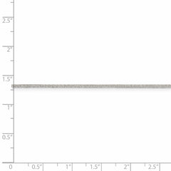 Sterling Silver 1.25mm Round Snake Chain