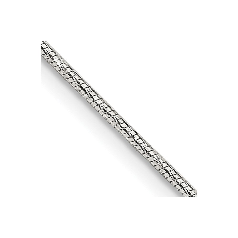 Sterling Silver 1.25mm Round Snake Chain