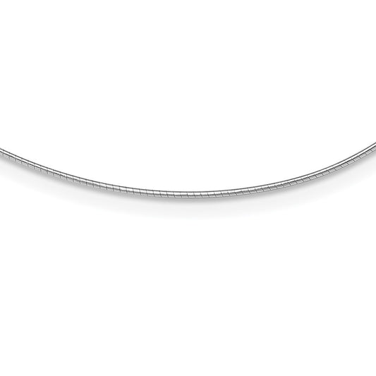 Sterling Silver 1mm Round Cubetto Chain