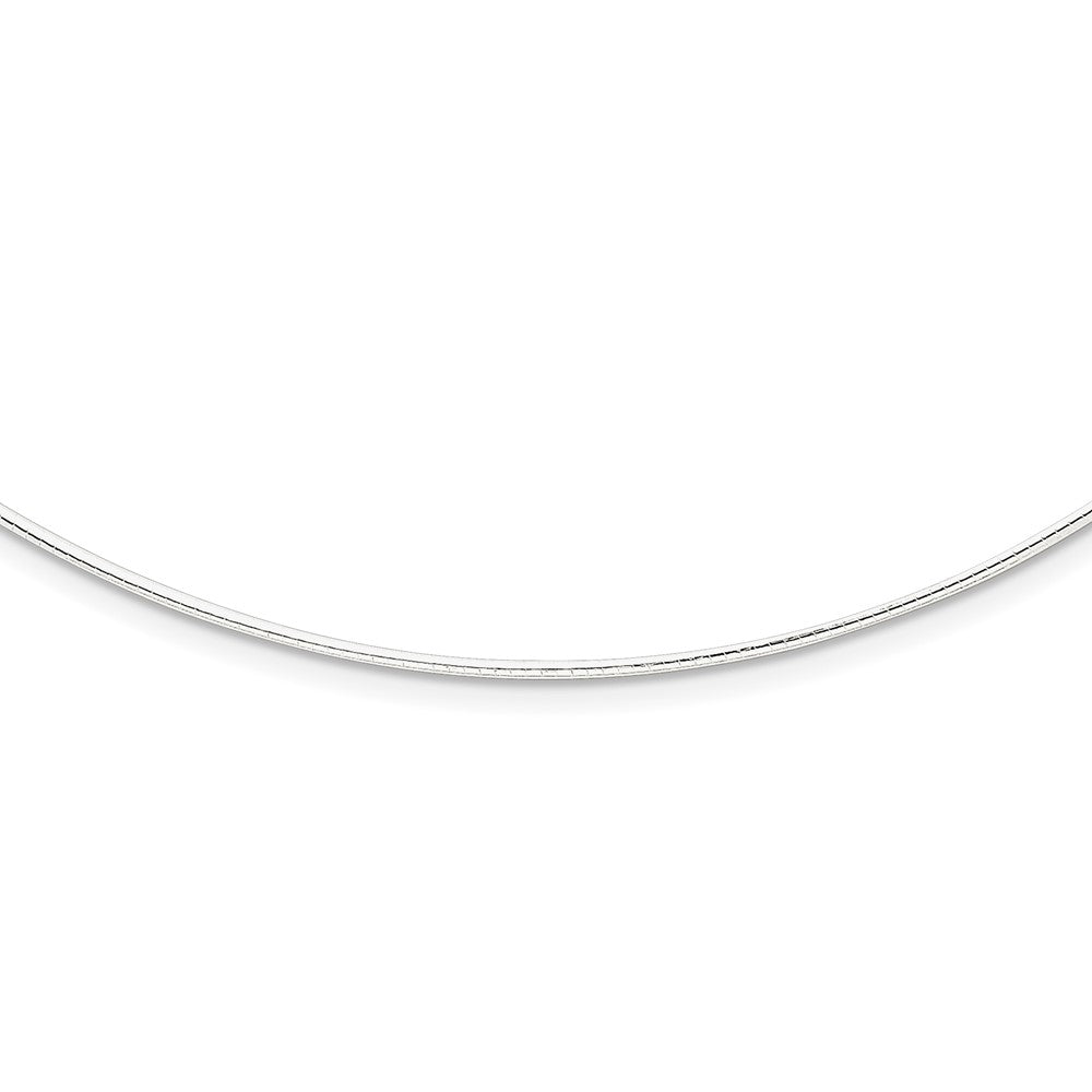 Sterling Silver 1.35mm w/ 2in extender Neckwire Chain