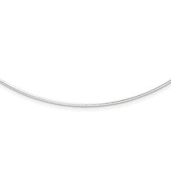 Sterling Silver 1.35mm w/ 2in extender Neckwire Chain