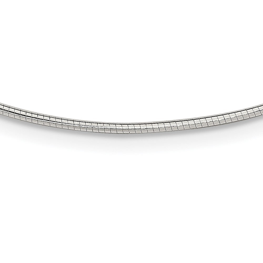 Sterling Silver 1.6mm w/ 2in extender Neckwire Chain