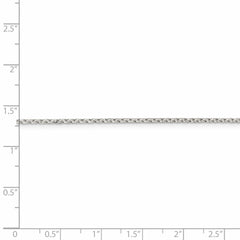 Sterling Silver 1.5mm 8 Side Diamond-cut Cable Chain