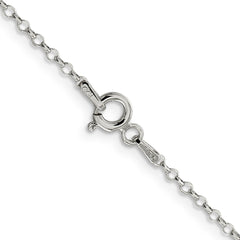 Cadena tipo cable con corte de diamante en 8 lados, de plata de ley, 1,75 mm