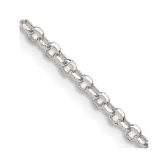 Sterling Silver 2mm 8 Side Diamond-cut Cable Chain