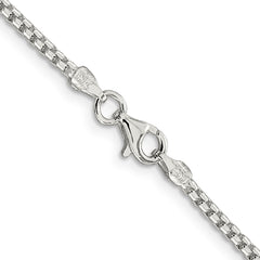Sterling Silver 2mm Round Box Chain
