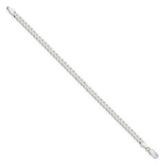 Sterling Silver 4.5mm Close Link Flat Curb Chain