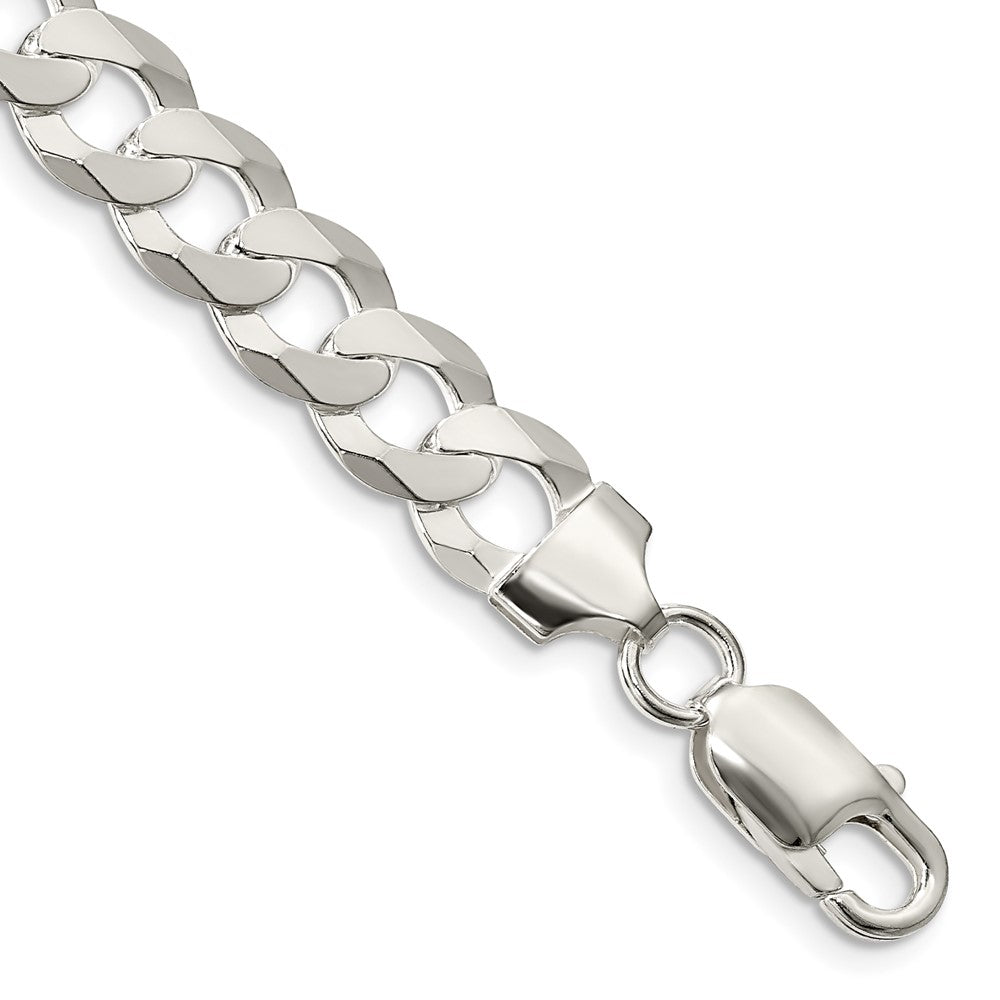 Sterling Silver 8.5mm Close Link Flat Curb Chain