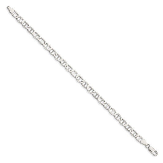 Sterling Silver 5.7mm Polished Flat Anchor Chain