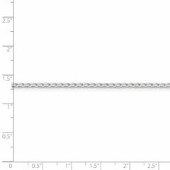 Offene Gliederkette aus Sterlingsilber, 2,0 mm